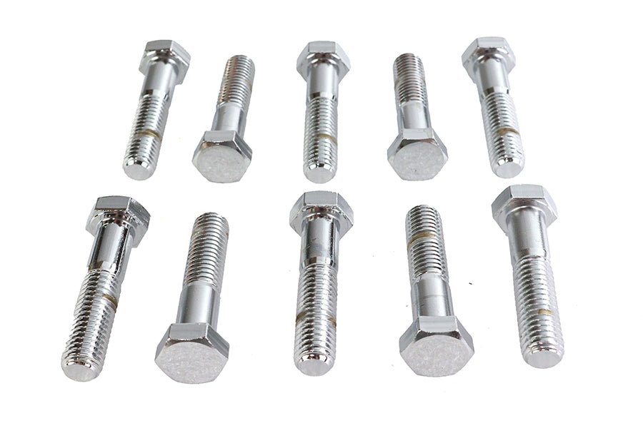 HARLEY Sechskantschrauben Chrom 1/2-13 X 2-1/4 Zoll Passend 0- Alle, Modelle