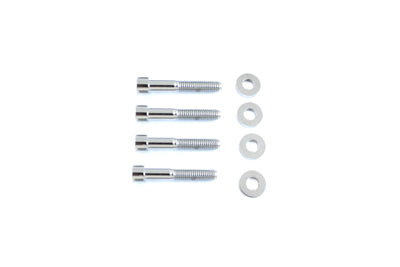 HARLEY Bremssattel Inbusschrauben-Set Chrom Passend für 1973–1982 FL, 1973–1982 FX,