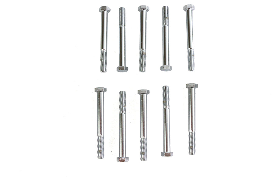HARLEY Sechskantschraube verchromt 3/8 Zoll X 3-1/2 Zoll Passend für 0- Alle, Modelle