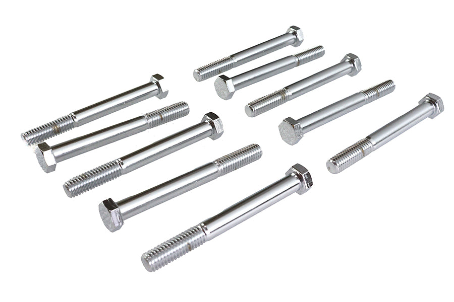 HARLEY Sechskantschraube verchromt 3/8 Zoll X 3-1/2 Zoll Passend für 0- Alle, Modelle