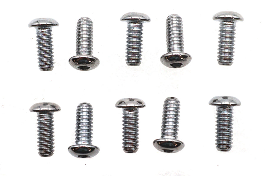 HARLEY Allen Zylinderkopfschraube Chrom 1/4 Zoll X 5/8 Zoll Passend für 1960-1984 FL,