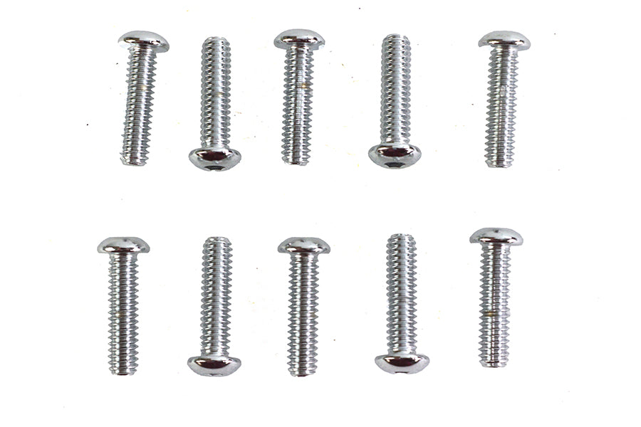 HARLEY Allen Button Head Screws Chrom 1/4 Zoll X 1 Zoll Passend 0- Alle, Modelle
