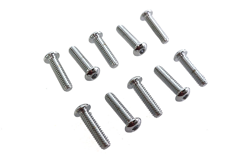HARLEY Allen Button Head Screws Chrom 1/4 Zoll X 1 Zoll Passend 0- Alle, Modelle