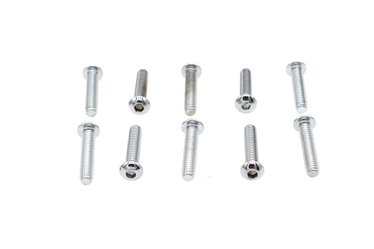 HARLEY Allenkopfschrauben Chrom 1/4 Zoll X 1-1/2 Zoll Passend für 0- Alle, Modelle