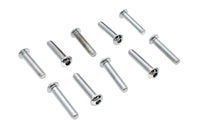 HARLEY Allen Button Head Screws Chrome 1/4 inch X 1-1/2 inch Fits 0-  All, Models
