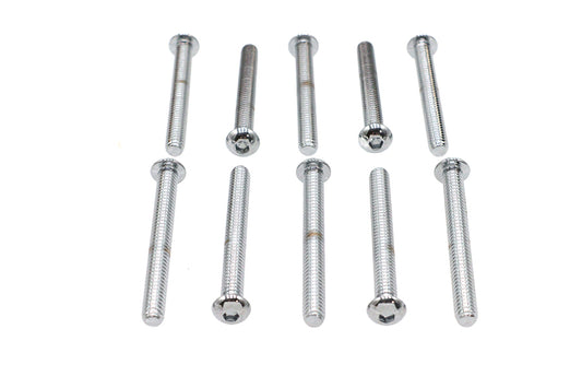 HARLEY Innensechskantschrauben, Chrom, 1/4 Zoll X 2-1/4 Zoll, passend für 0- alle Modelle