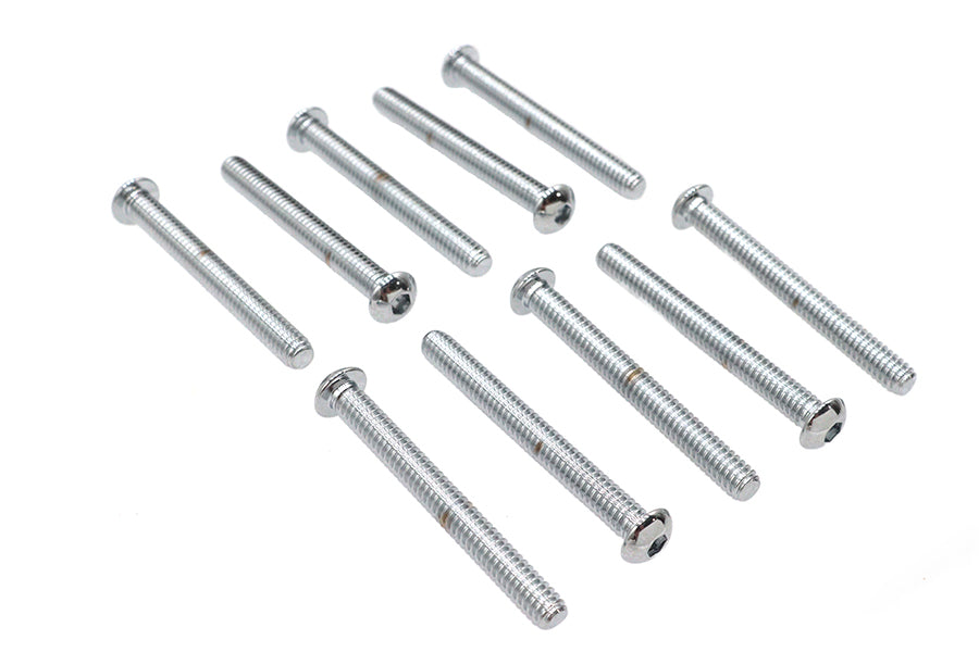 HARLEY Innensechskantschrauben, Chrom, 1/4 Zoll X 2-1/4 Zoll, passend für 0- alle Modelle