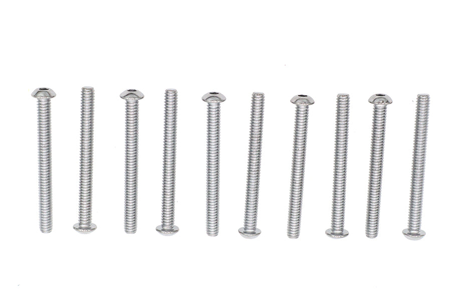 HARLEY Inbusschrauben Chrom 1/4 Zoll X 2-1/2 Zoll Passend für 0- Alle, Modelle