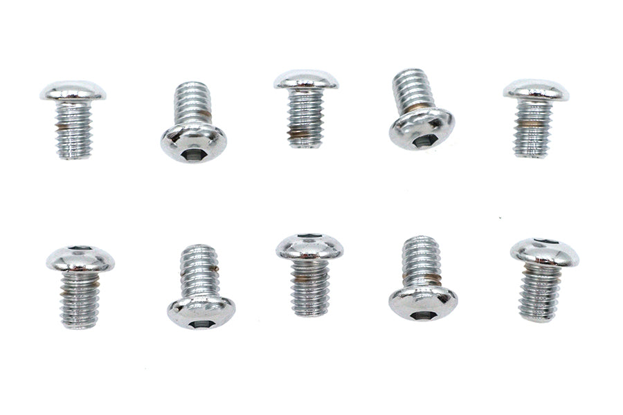 HARLEY Inbusschrauben Linsenkopf Chrom 5/16 Zoll X 1/2 Zoll Passend für 0- Alle, Modelle