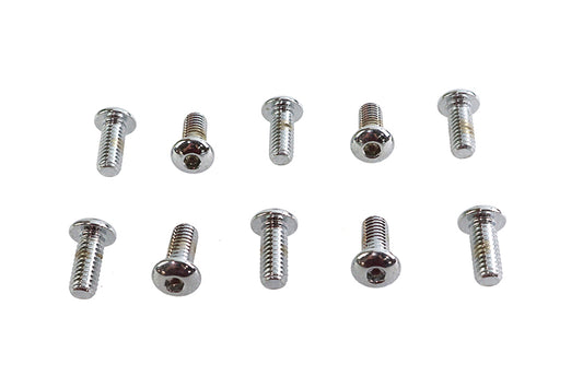 HARLEY Inbusschrauben Linsenkopf Chrom 5/16 Zoll X 3/4 Zoll Passend für 0- Alle, Modelle
