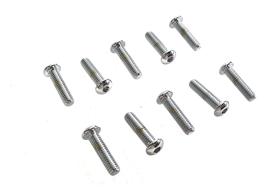 HARLEY Innensechskantschrauben, verchromt, 5/16 Zoll X 1-1/4 Zoll, passend für 0- Alle Modelle