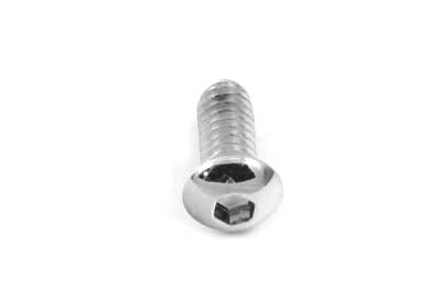 HARLEY Allen Button Head Screws Chrome 3/8 inch-16 X 3/4 inch Fits 0-  All, Models