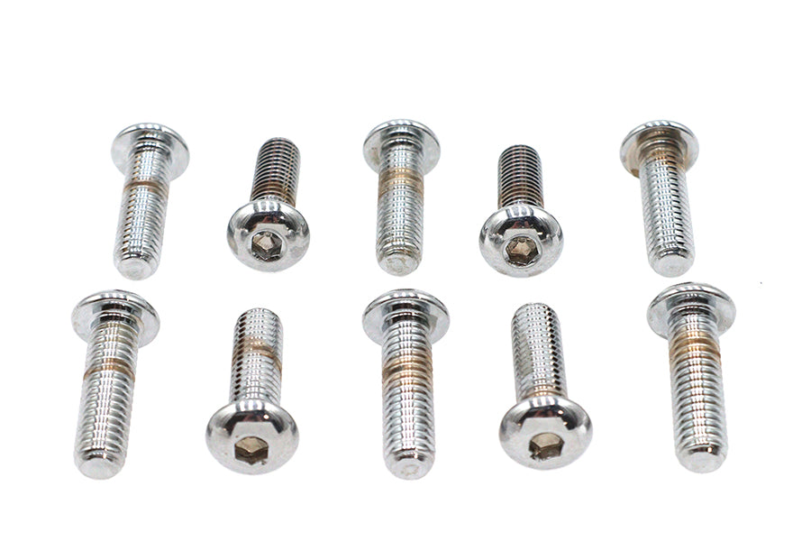 HARLEY Inbusschrauben Chrom 3/8 Zoll X 1-1/4 Zoll Passend für 0- Alle Modelle