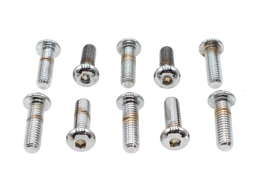 HARLEY Inbusschrauben Chrom 3/8 Zoll X 1-1/4 Zoll Passend für 0- Alle Modelle