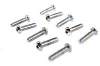 HARLEY Allen Button Head Screws Chrome 3/8 inch X 1-1/2 inch Fits 0-  All, Models