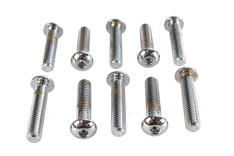 HARLEY Inbusschrauben Chrom 3/8 Zoll-16 X 1-3/4 Zoll Passend für 0- Alle, Modelle
