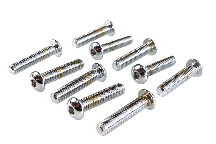 HARLEY Inbusschrauben Chrom 3/8 Zoll-16 X 1-3/4 Zoll Passend für 0- Alle, Modelle