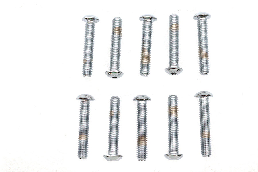 HARLEY Allen-Zylinderkopfschrauben, Chrom, 3/8 Zoll x 2 Zoll, passend für alle Modelle