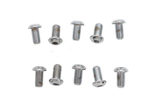 HARLEY Inbusschrauben Linsenkopf Chrom 1/4 Zoll X 1/2 Zoll Passend für 0- Alle, Modelle