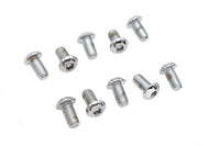 HARLEY Allen Button Head Screws Chrome 1/4 inch X 1/2 inch Fits 0-  All, Models