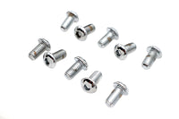 HARLEY Allen Button Head Screws Chrome 1/4 inch X 1/2 inch Fits 0-  All, Models