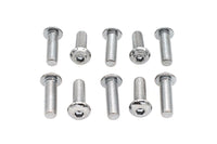 HARLEY Allen Button Head Screws Chrome 5/16 inch X 1 inch Fits 0-  All, Models