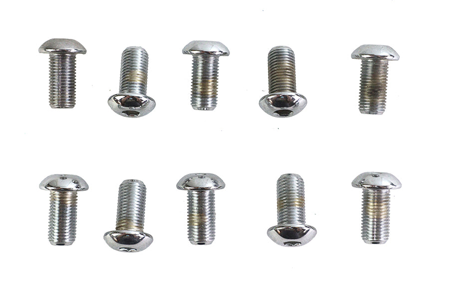HARLEY Inbusschrauben Chrom 3/8 Zoll X 3/4 Zoll Passend für 0- Alle, Modelle