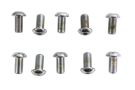 HARLEY Inbusschrauben Chrom 3/8 Zoll X 3/4 Zoll Passend für 0- Alle, Modelle
