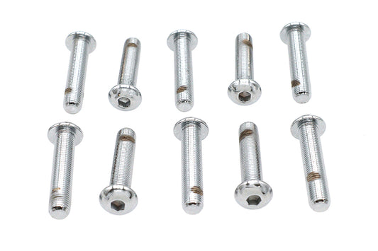 HARLEY Inbusschrauben Linsenkopf Chrom 3/8 Zoll X 1-3/4 Zoll Passend für 0- Alle Modelle