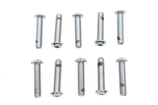 HARLEY Inbusschrauben Linsenkopf Chrom 3/8 Zoll X 1-3/4 Zoll Passend für 0- Alle Modelle