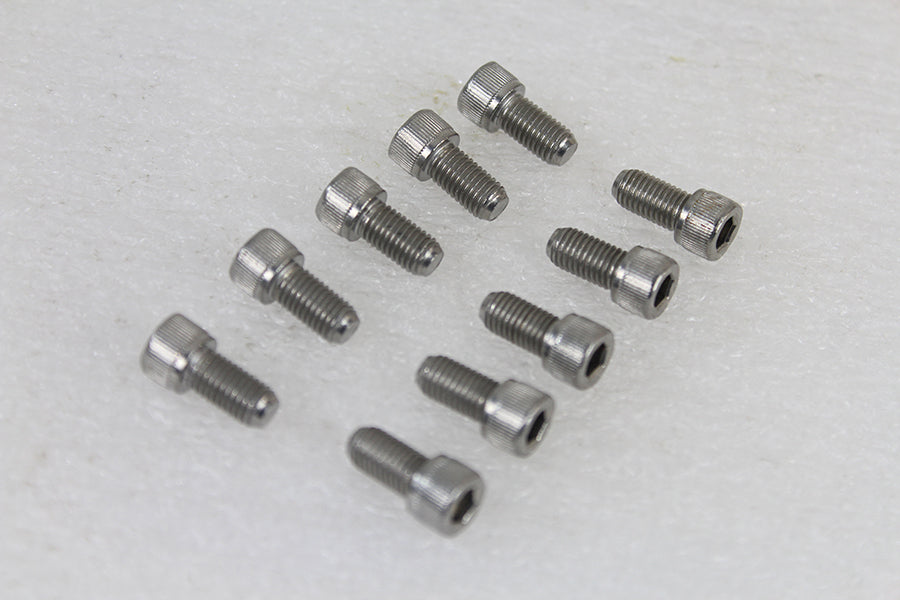 HARLEY 1/4 inch-28 x 1/2 inch Socket Cap Screw Stainless Steel fits 0-  All, Models