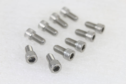 HARLEY 1/4 inch-28 x 1/2 inch Socket Cap Screw Stainless Steel fits 0-  All, Models