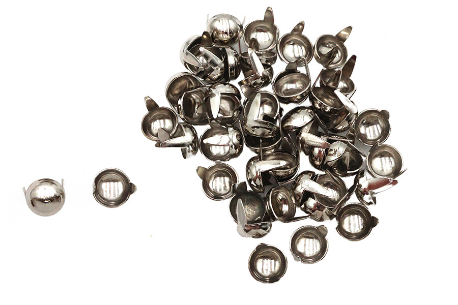 HARLEY 3/8 Zoll Rund Satteltaschen-Spot Nickel Passt 0-  Alle, Modelle