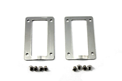 HARLEY Polished Stainless Steel Rear Axle Protector Plates Fits 1946-1957 FL,