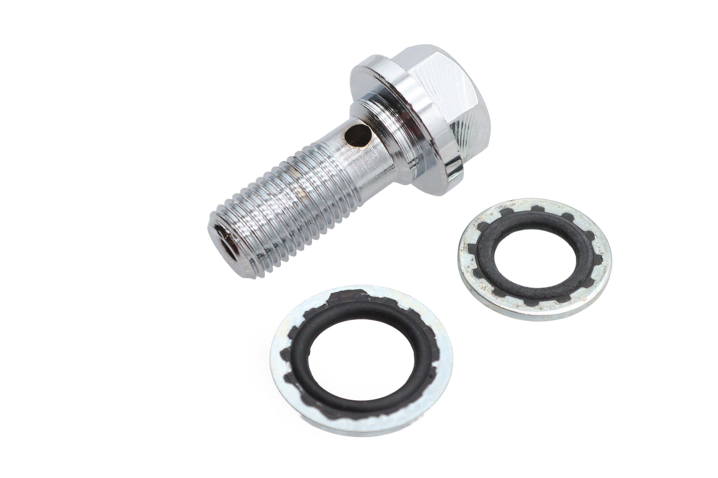 HARLEY Banjo Bremsschlauch-Schraubenkit 12mm Passend 0- Spezial, Anwendung für Universal- oder Originalleitungen.