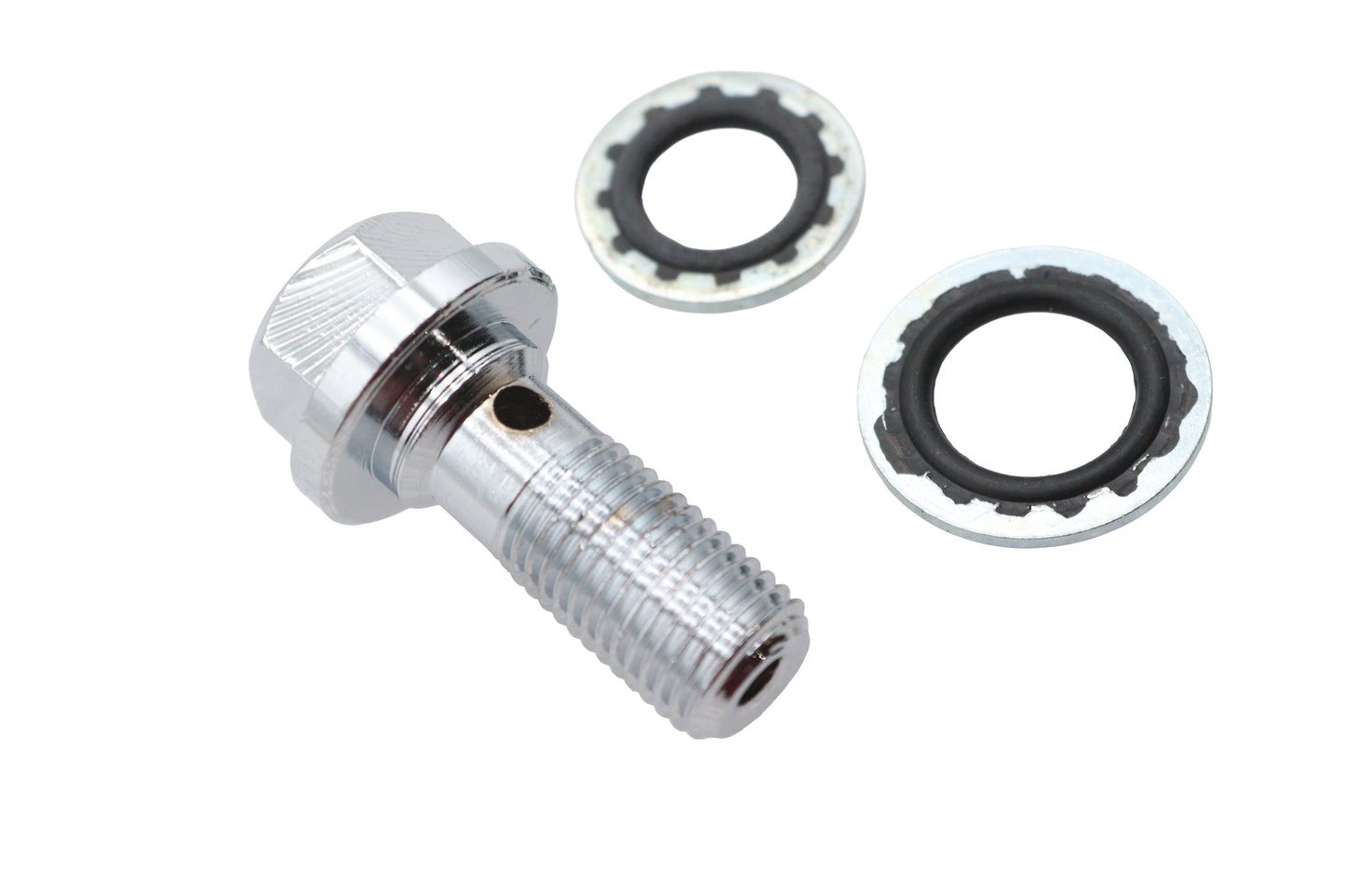 HARLEY Banjo Bremsschlauch-Schraubenkit 12mm Passend 0- Spezial, Anwendung für Universal- oder Originalleitungen.