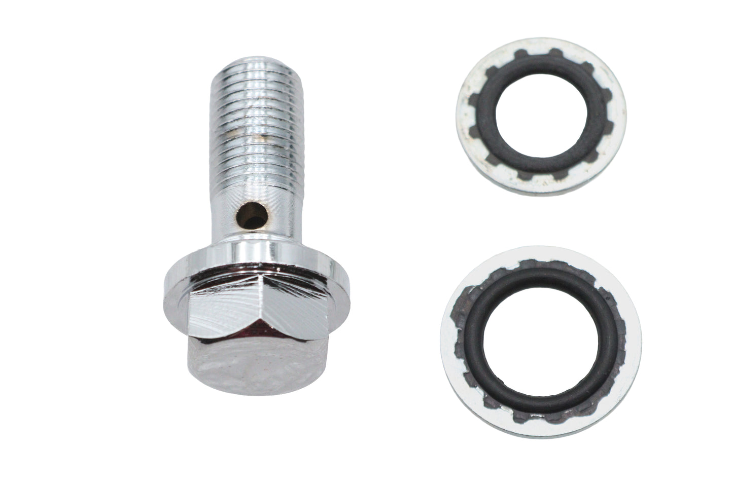 HARLEY Banjo Bremsschlauch-Schraubenkit 12mm Passend 0- Spezial, Anwendung für Universal- oder Originalleitungen.