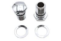 HARLEY 35mm Fork Tube Plug Set Chrome Fits 1973-1984 FX,   1973-1985 XL,   1982-1985 FXR,   1982-198