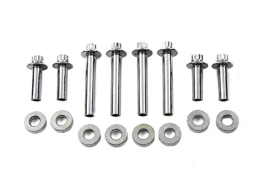 HARLEY Zylinderkopfschrauben-Set Chrom Passt für 1986-1991 FXST, 1986-1991 FLST, 1986-1991 FLT, 1986-1991 FXR,