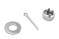 HARLEY Chrom Achsmutter-Kit Schloss-Stil 5/8 - 18 UNF Passend für 1989-UP FXST, 1989-UP FLST, 1979-UP XL