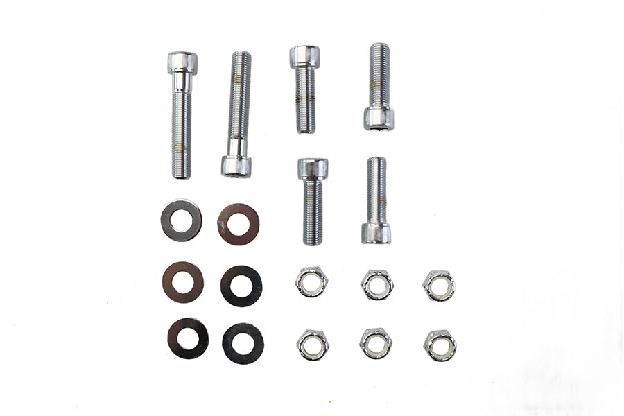 HARLEY Fender Strut Bolt Kit Inbus Chrom passend für 1973-1984 FX,