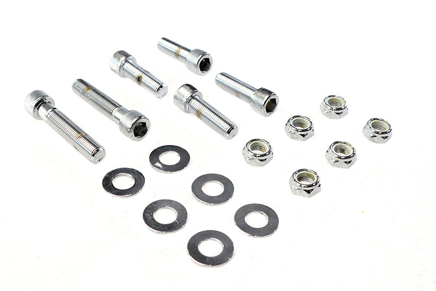 HARLEY Fender Strut Bolt Kit Inbus Chrom passend für 1973-1984 FX,