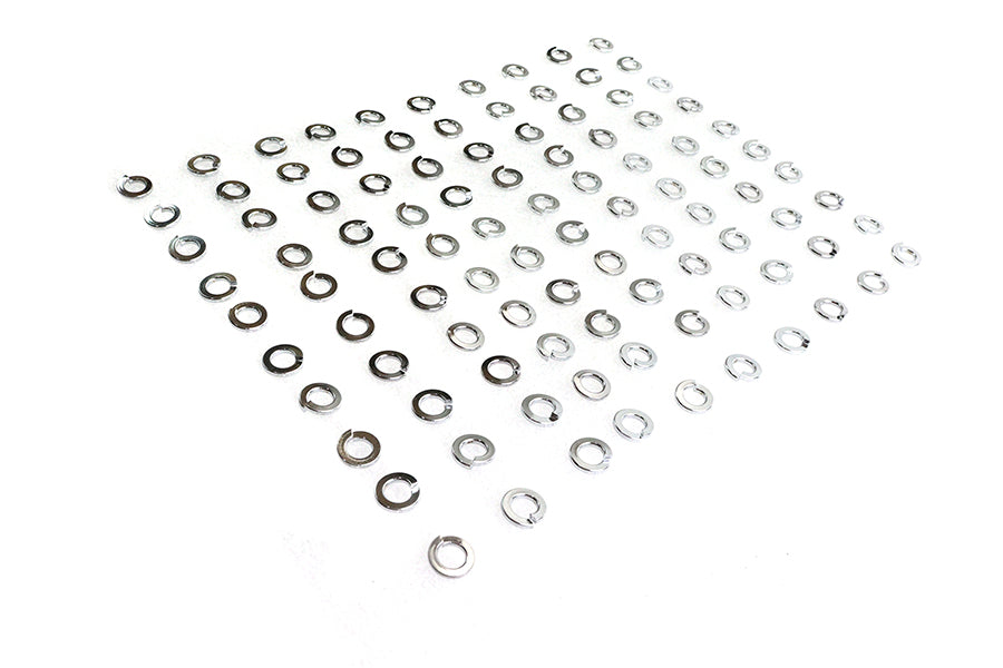 HARLEY 3/8 inch Lock Washer Chrome Fits 0-  All, Models