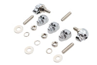 HARLEY Nummernschildrahmen Skull Krommet Set Chrom Passend für 0- Sonderanfertigung, Anwendung