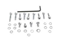 HARLEY Keihin Vergaser CV Schrauben-Kit Chrom passend für 1990-UP FXST, 1990-UP FLST, 1993-2006 FLT, 1