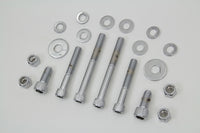 HARLEY Chrom Motorhalterung Innensechskantschrauben-Set Passend für 1948-1984 FL,