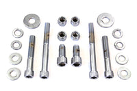HARLEY Verchromter Motorgehäuse Inbusschrauben-Kit Passend für 1984-1995 FXST, 1984-1995 FLT, 1986-1995 FLST, 1
