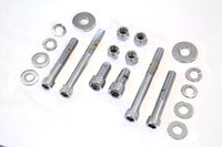 HARLEY Verchromter Motorgehäuse Inbusschrauben-Kit Passend für 1984-1995 FXST, 1984-1995 FLT, 1986-1995 FLST, 1