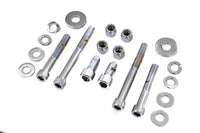 HARLEY Verchromter Motorgehäuse Inbusschrauben-Kit Passend für 1984-1995 FXST, 1984-1995 FLT, 1986-1995 FLST, 1