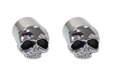 HARLEY Totenkopf Ventilkappen Chrom Passend 0-  Alle, Ventile